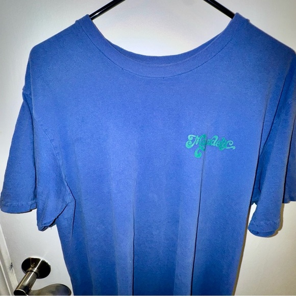 *FLAWS* Mac Miller Macadelic Blue Graphic T-Shirt - Picture 3 of 12